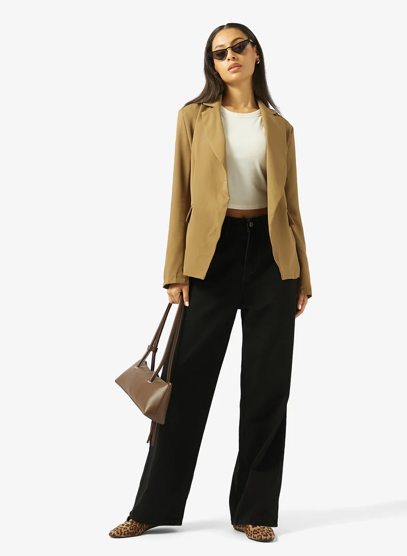 Ginger High Rise Straight Fit Jeans